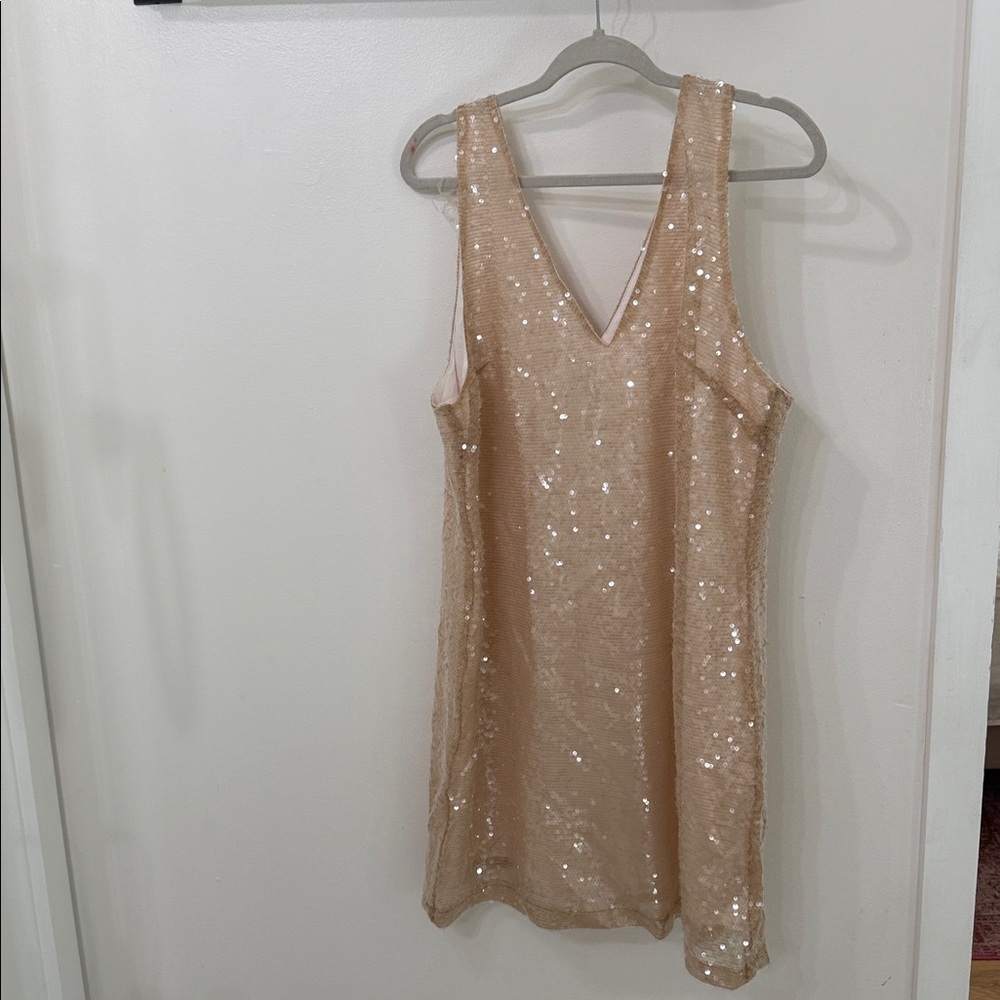 a new day Sequin Dress in Gold